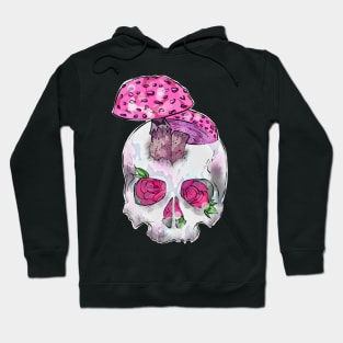 Skull and Mushrooms Hoodie